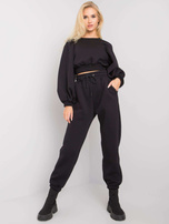 Czarny damski komplet dwuczęściowy Constanca RUE PARIS