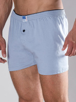 Graue Herrenboxershorts.