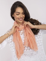 Jasnopomarańczowa chusta z wiskozy