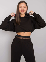 Schwarzes Set mit Moline-Hose.