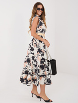 Czarna letnia sukienka bez rękawów