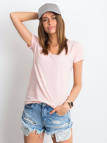 Rosa Melange T-Shirt Square