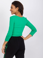 Zielona bluzka w prążek Alissia RUE PARIS