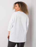 Biała bluzka bawełniana Alissa