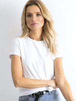 Biały t-shirt Peachy