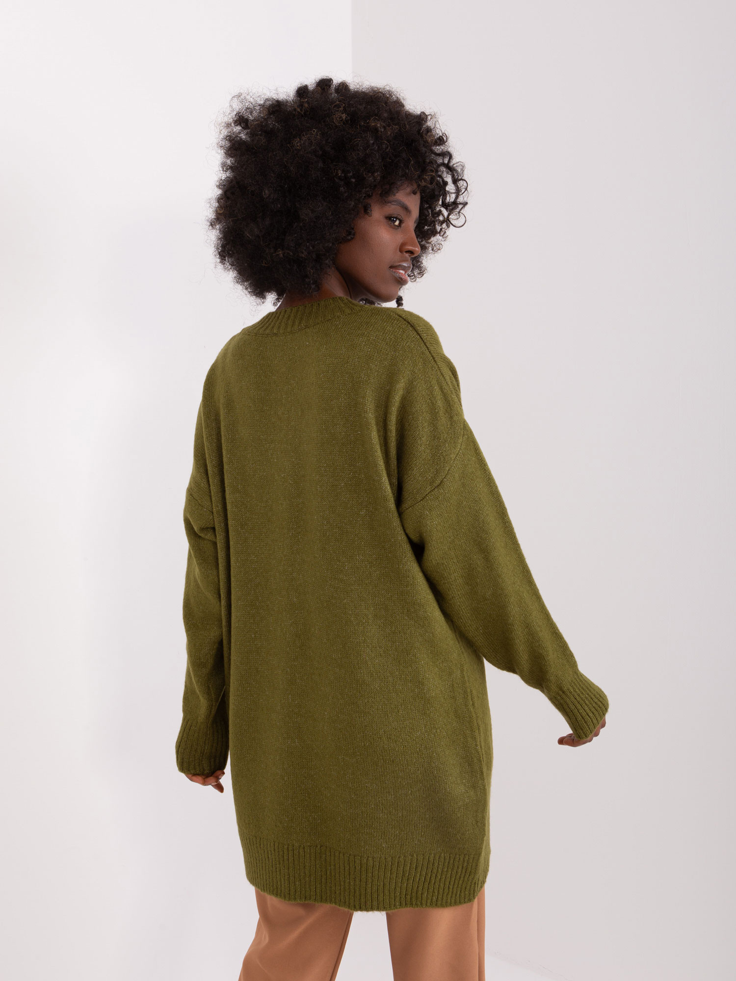 Sweter khaki