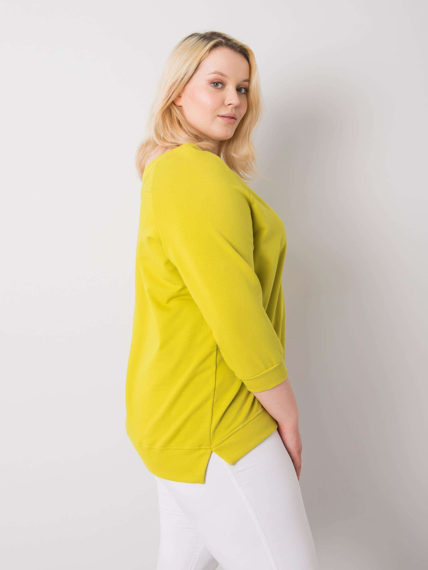 Light Green Plus Size Sweatshirt Alexandria