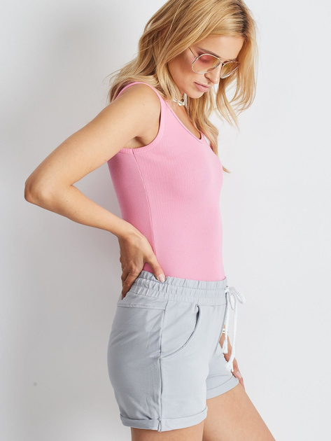 Jasnografitowe szorty Rejuvenate