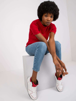 Bordowy t-shirt damski Honorine MAYFLIES