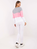 Szaro-różowy komplet Sandra RUE PARIS