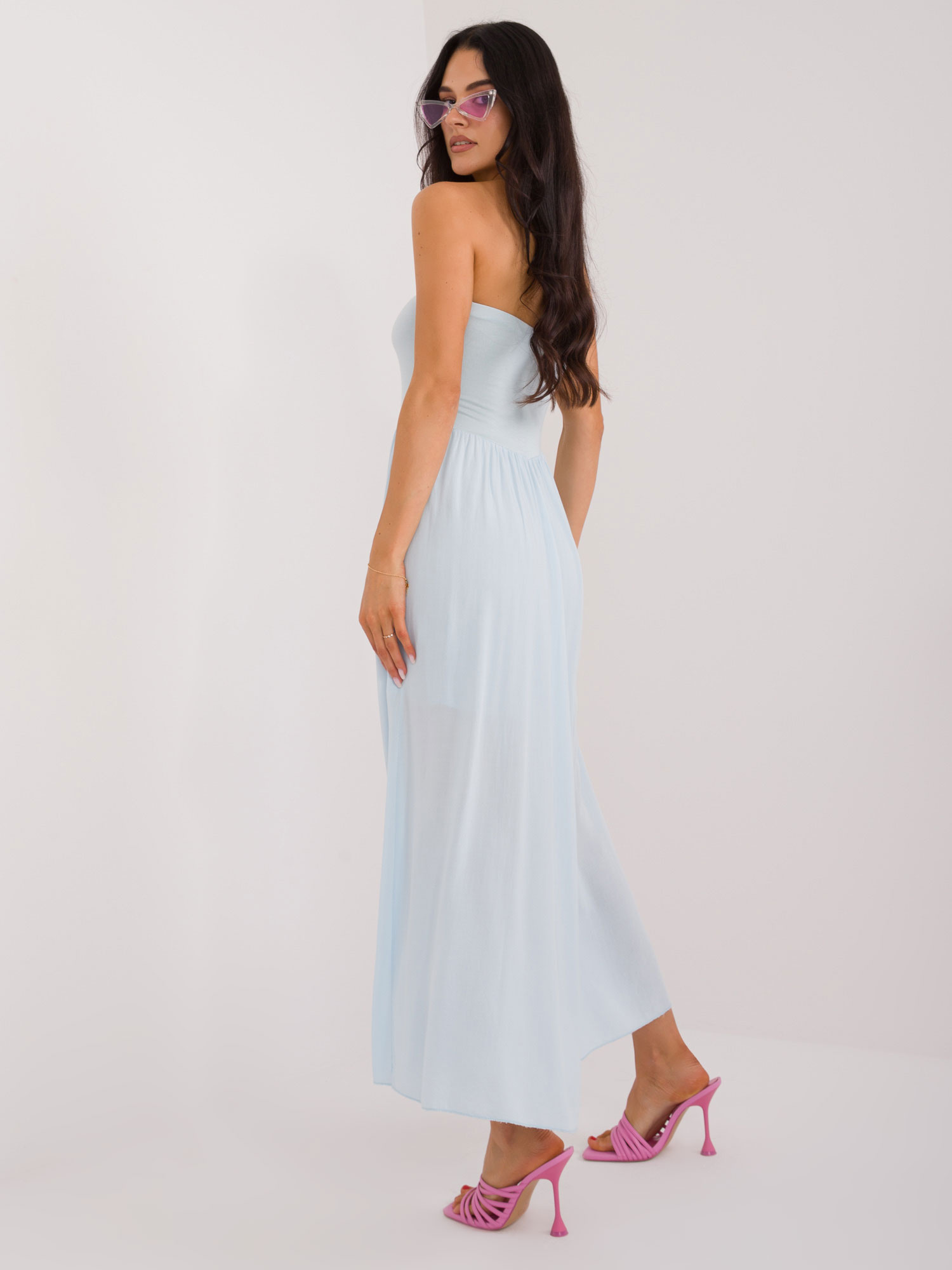 Hurt Light Blue Maxi Skirt 2in1 Clarence OCH BELLA