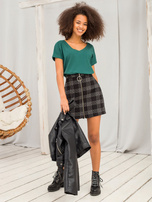 Ciemnozielony t-shirt Emory