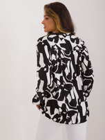 Hurt Czarna luźna bluzka z nadrukiem SUBLEVEL