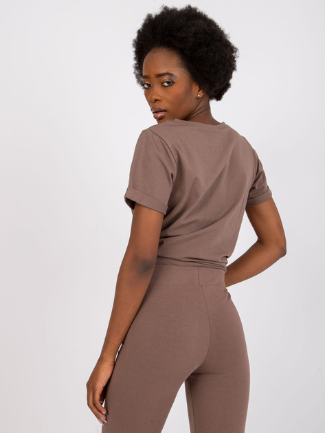 Kawowy t-shirt Transformative