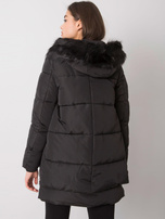 Schwarze gesteppte Winterjacke Estherville.