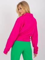 Fuksjowa krótka kurtka Francine