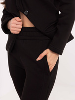 Hurt Czarny dwuczęściowy komplet dresowy z ociepleniem