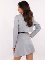 Hurt Szara plisowana spódnica w tenisowym stylu