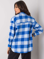 Niebieska koszula w kratę Melany