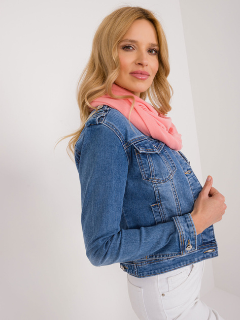 Hurtownia Brzoskwiniowy gładki komin damski