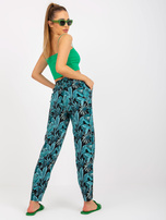 Hurt Czarne lekkie spodnie z materiału z kieszeniami SUBLEBEL