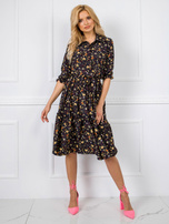 Granatowa sukienka Charlotte