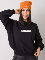 Jasnopomarańczowa damska czapka beanie