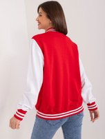Hurtownia online Czerwona bluza bomber z literą A