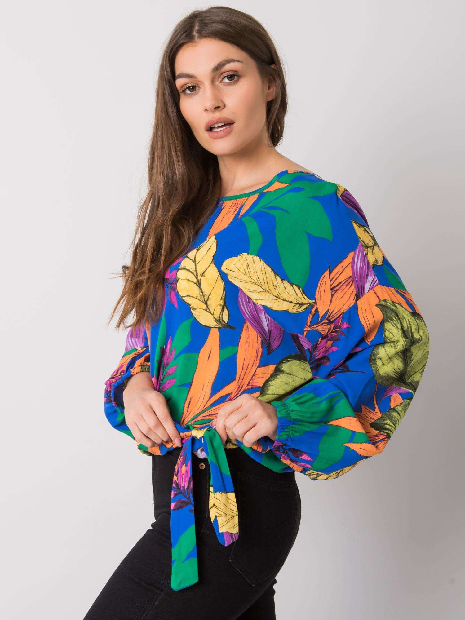 Blue Oversized Blouse Ainara