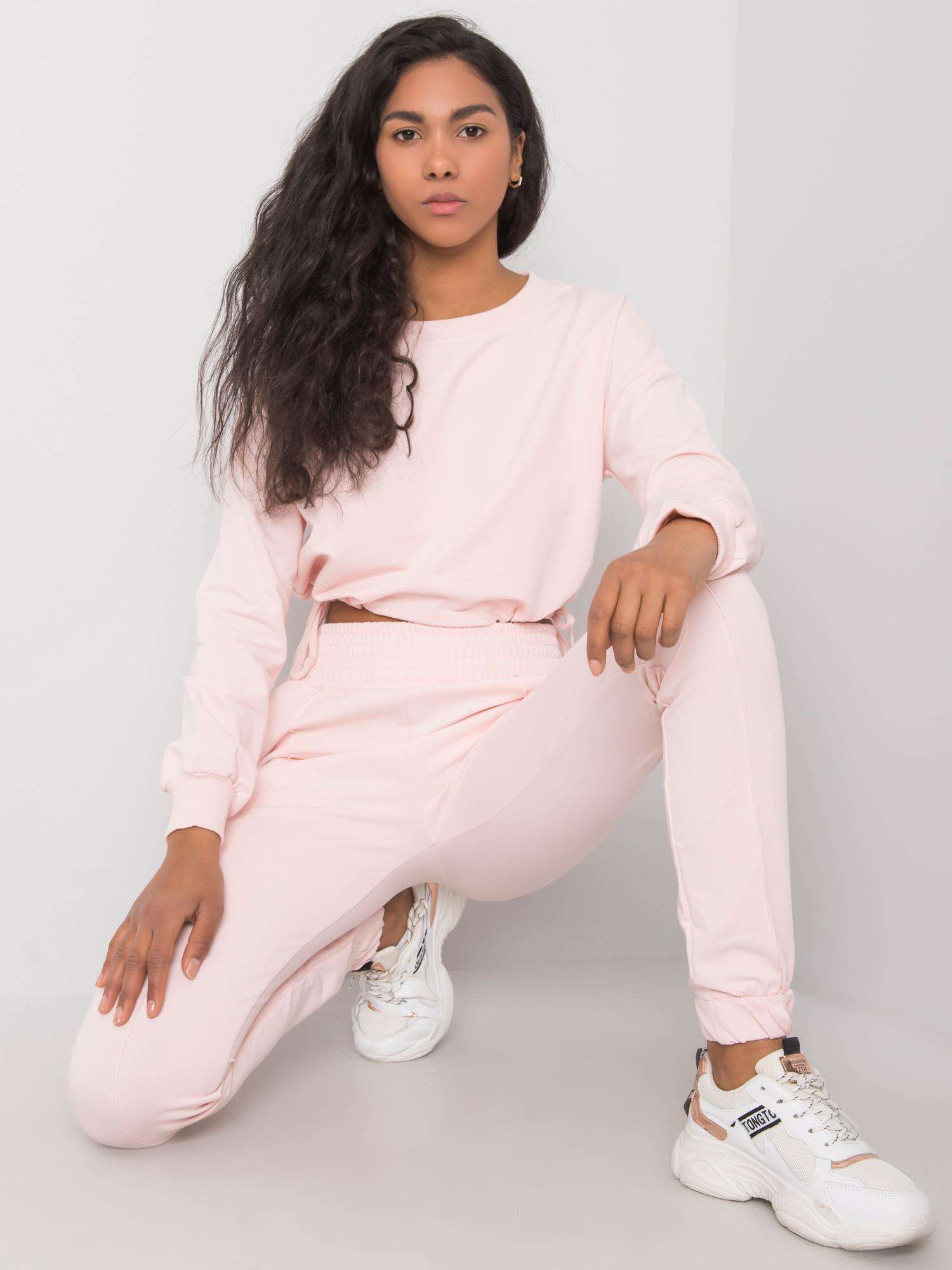 Light pink casual set Laila RUE PARIS.