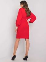 Czerwona dopasowana sukienka Violette RUE PARIS