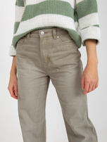 Hurt Khaki spodnie jeansowe z szeroką nogawką FRESH MADE