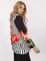 Czarna jednorzędowa marynarka z podszewką