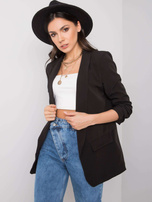 Czarna marynarka damska Eva OCH BELLA