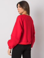 Czerwona bluza bawełniana Yessie RUE PARIS