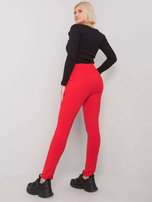 Czerwone damskie spodnie dresowe Leeds