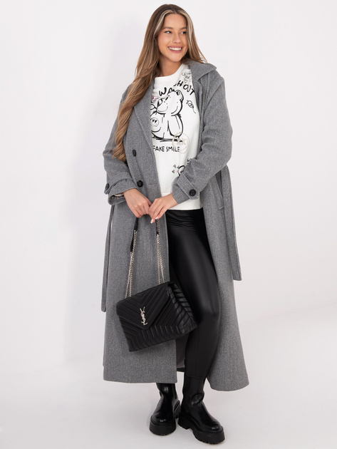 Biała ocieplana bluza z napisami SUBLEVEL