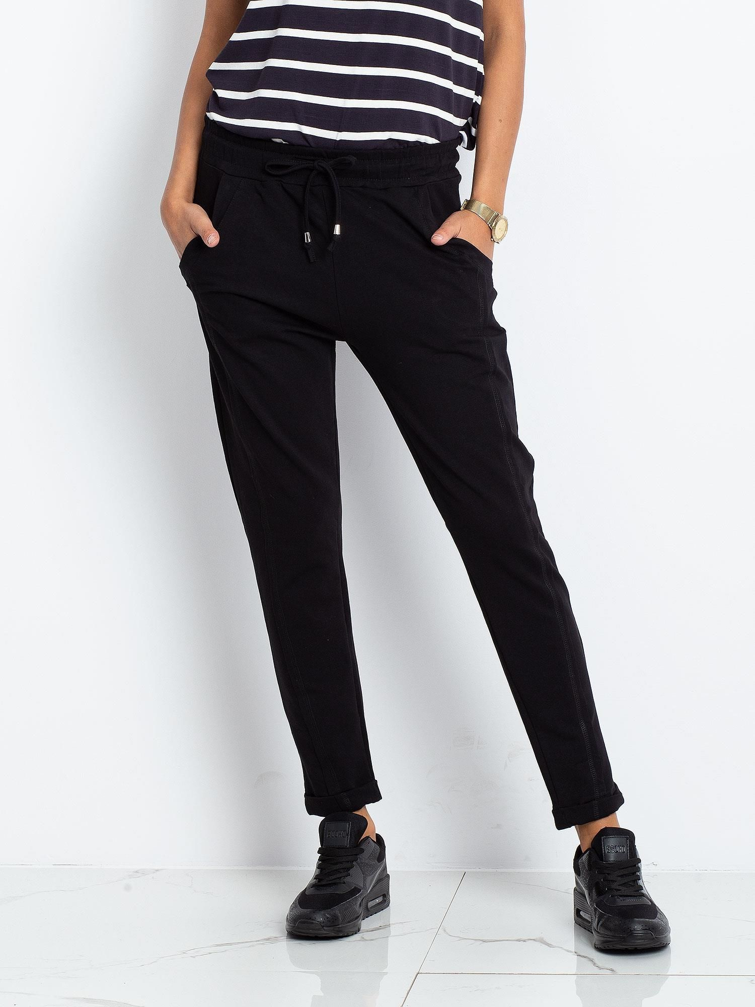 Black pants Approachable.