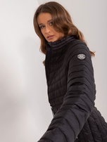 Hurtownia Czarna kurtka damska z pikowaniem SUBLEVEL