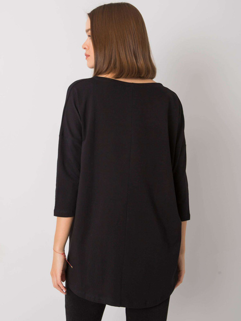 Czarna bluzka z napisem Merel