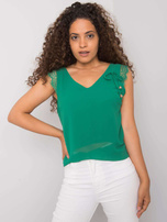 Zielony top z koronką Sapphire