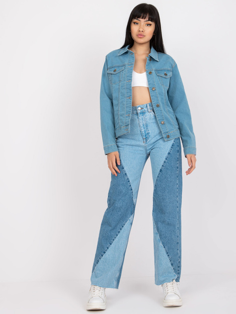 Jasnoniebieska klasyczna kurtka jeansowa RUE PARIS