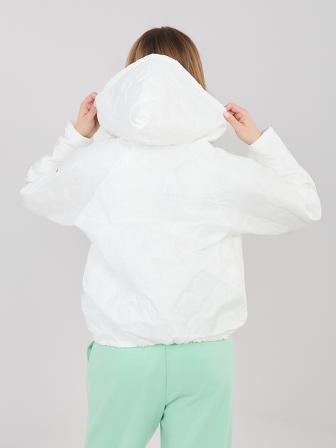 Ecru przejściowa kurtka z kieszeniami RUE PARIS