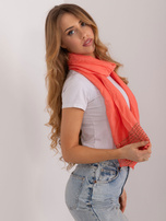 Hurtownia Koralowa wiskozowa chusta z aplikacjami