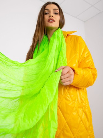 Fluoreszierendes grünes Tuch aus Viskose.