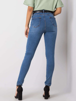 Blaue Jeans mit Used-Effekten Alyssa RUE PARIS.