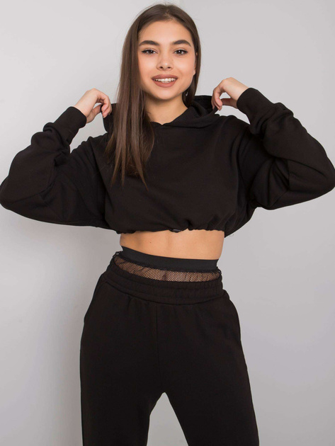 Czarny komplet ze spodniami Moline