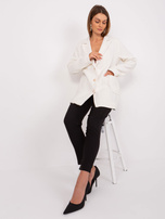 Hurt Kremowa marynarka w strukturalny splot