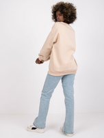 Beżowa bluza dresowa z napisem Madera