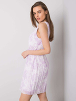 Helles lila Tie-Dye Kleid Marina SUBLEVEL.